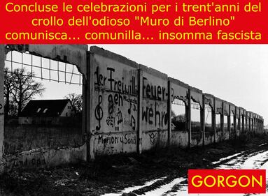 La satira del giorno: il crollo del muro di Berlino 1