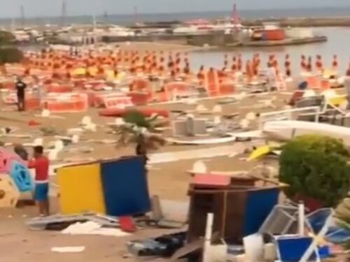 Italia invasa da maltempo: venti fino a 150 km/h e grandine