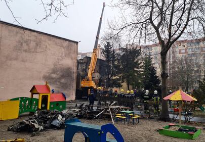 Ucraina, elicottero si schianta sull'asilo: le foto dell'incidente 2