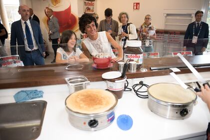 Agnese Renzi al padiglione Nutella 6