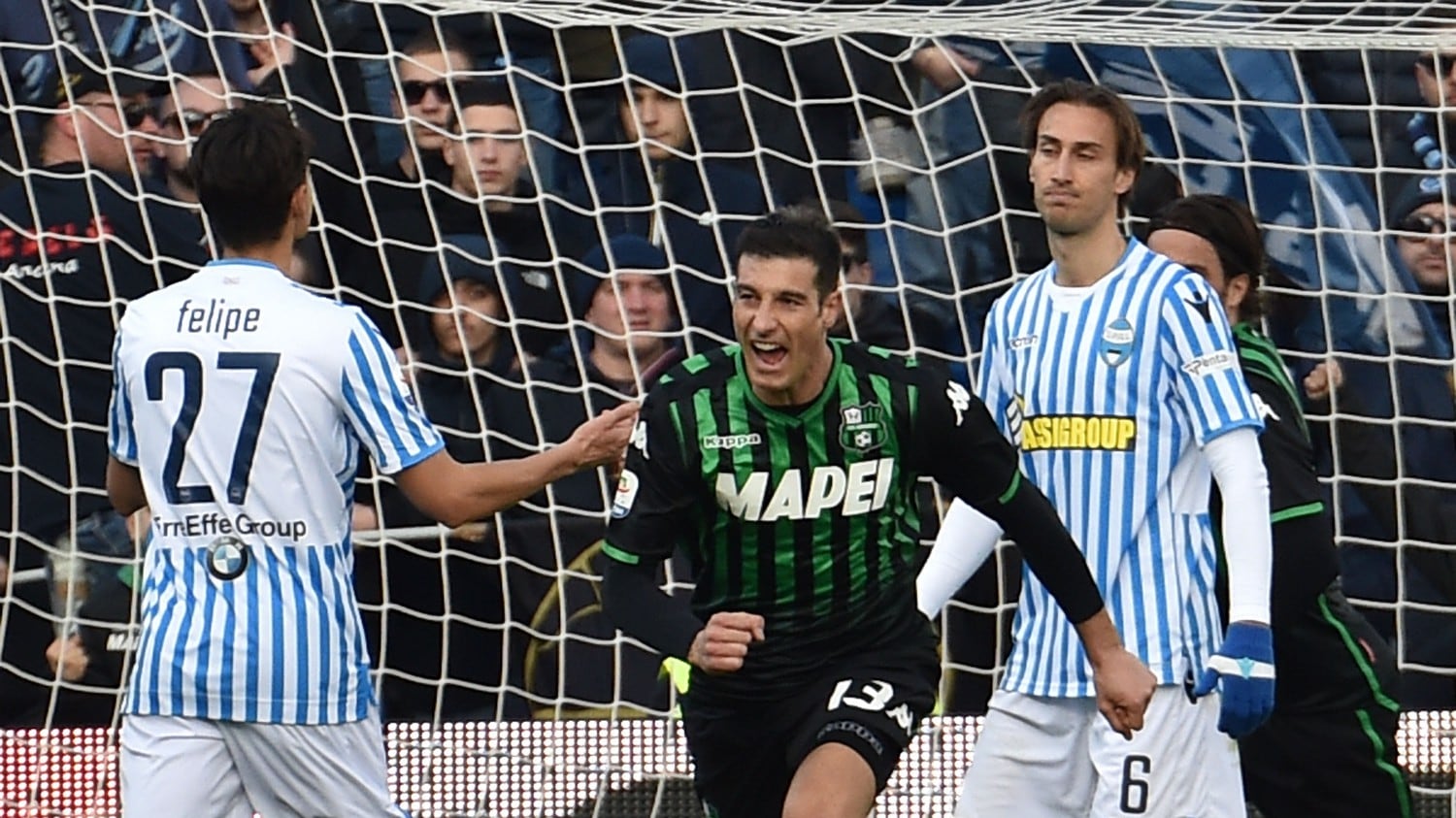 Serie A, la Sampdoria vince di rigore. Pareggi in Sassuolo-Spal e Chievo-Genoa