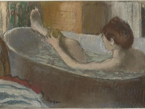 Le donne più belle dell’arte? Al bagno