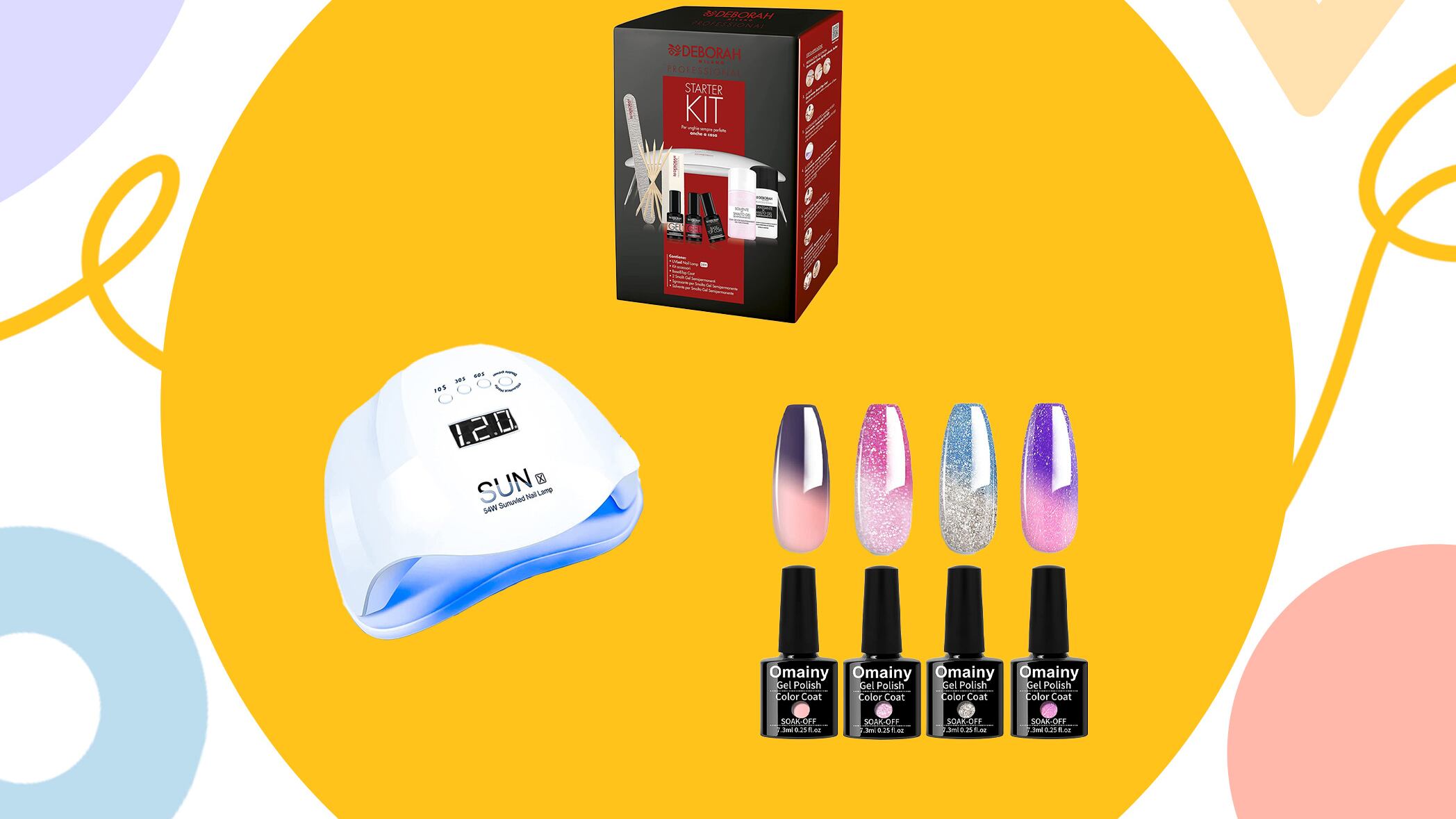 Set manicure e pedicure: smalti, gel e accessori in offerta