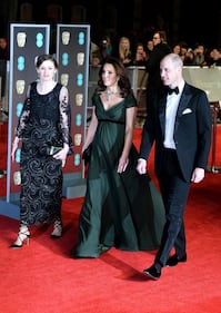 Kate Middleton incinta ai Bafta 2018 8