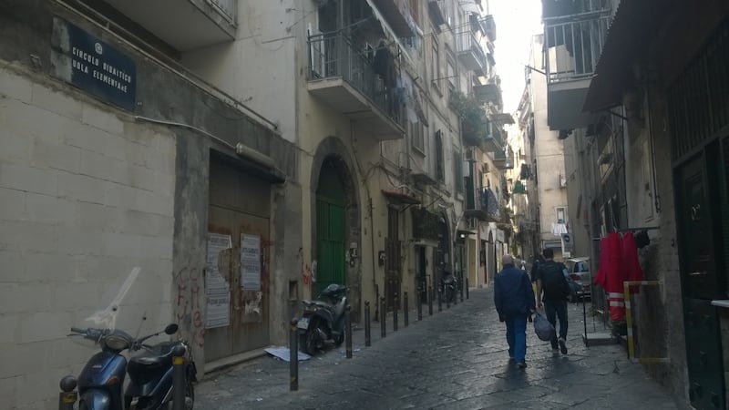 Ciò che resta della scuola elementare chiusa negli ultimi anni
