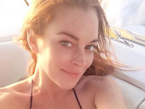 Lindsay Lohan sexy in costume su Instagram