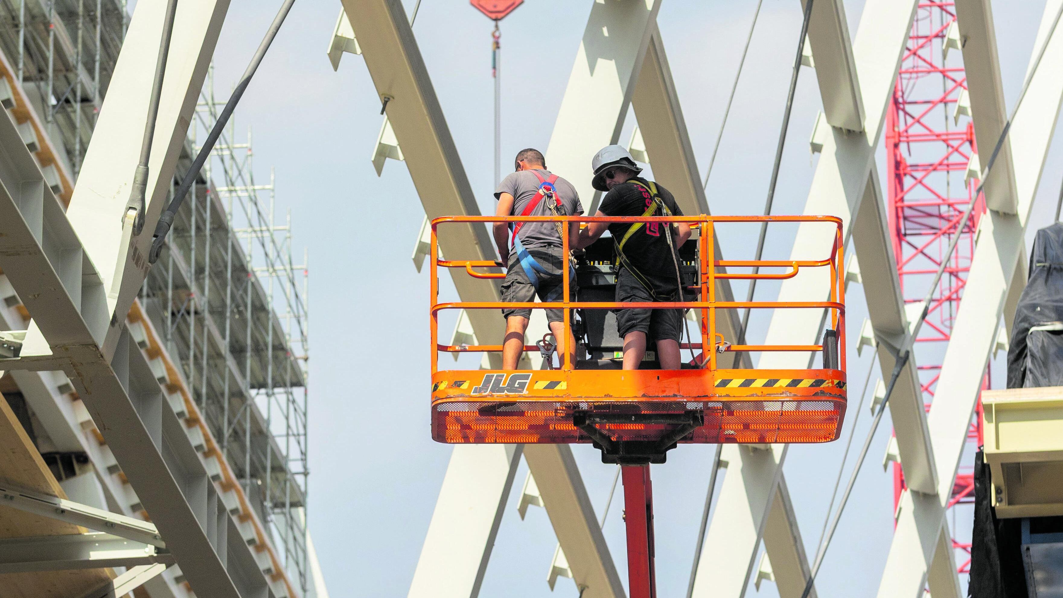 Due vele e un cervellone: la Beic sta crescendo. Lo stop ai lavori sarà entro la fine di dicembre