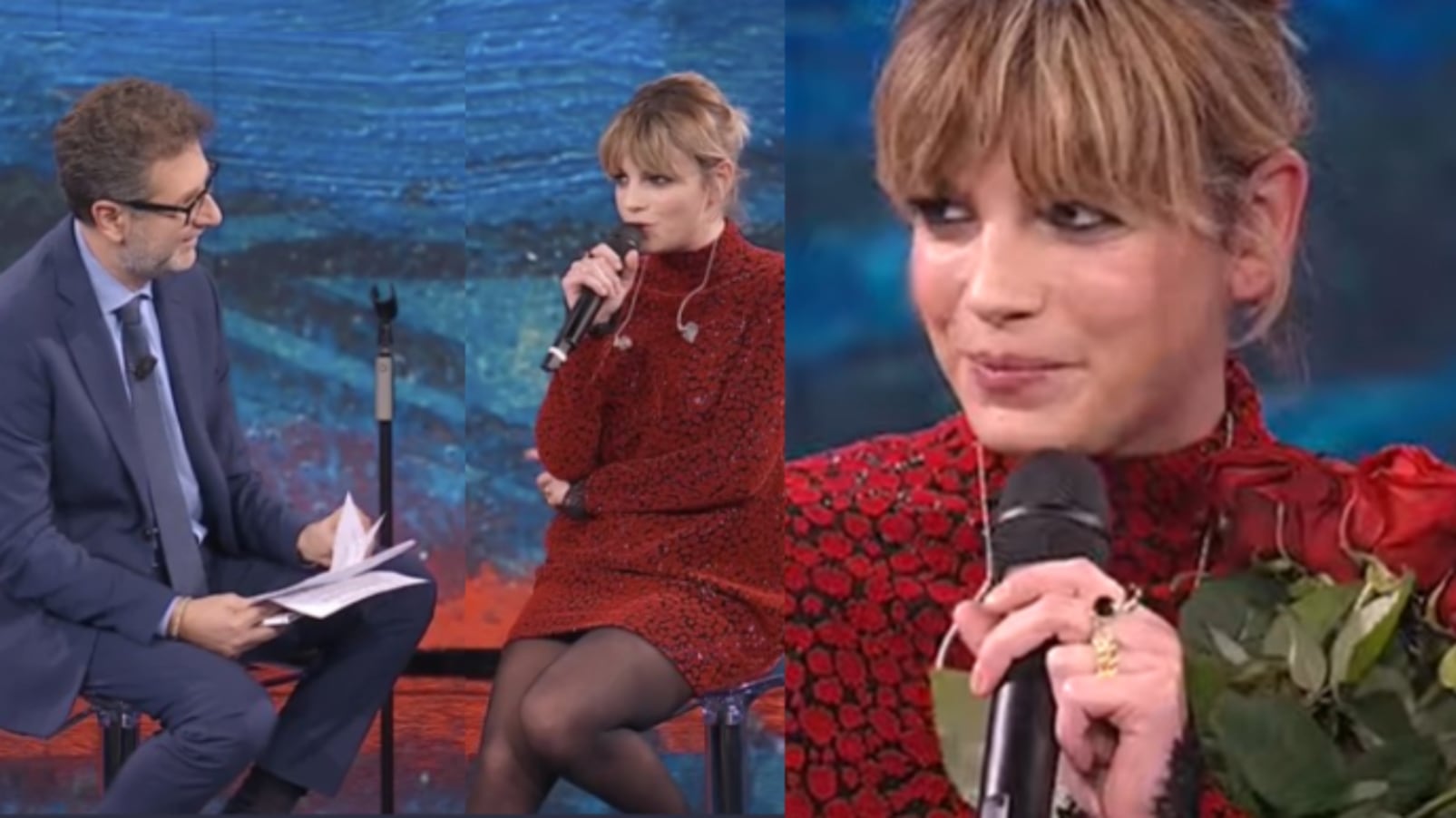 Emma Marrone riceve delle rose rosse. Ma a lei non piacciono