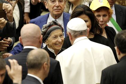 L'incontro in aula Nervi tra il Papa ed Emma Bonino 2