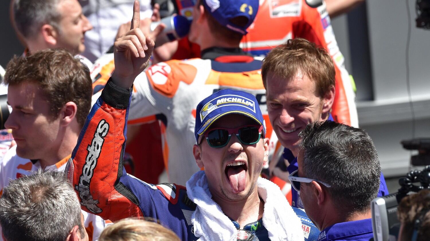 "Oggi sono stato molto fortunato, Rossi invece molto sfortunato"