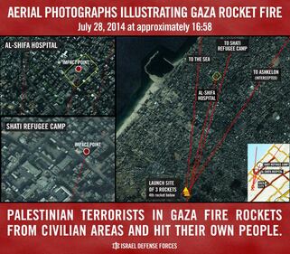 Israele: Hamas ha colpito ospedale Gaza 1
