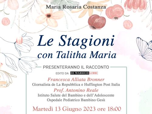 "Le stagioni con Talitha Maria", libro pedagogico sulla meraviglia della vita