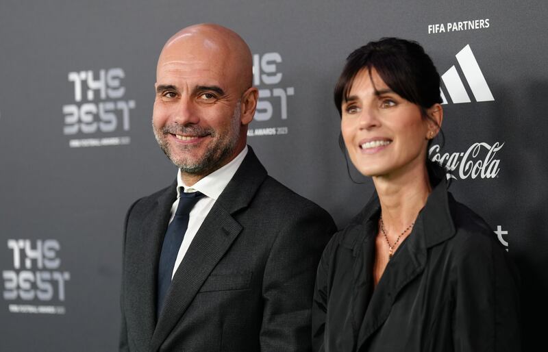 Pep Guardiola e Cristina Serra, le foto più belle 3