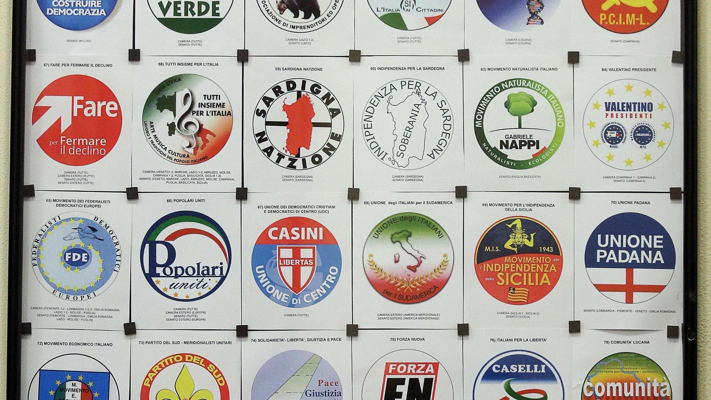 Elezioni choc: corrono 169 liste. Respinto il simbolo della Lega
