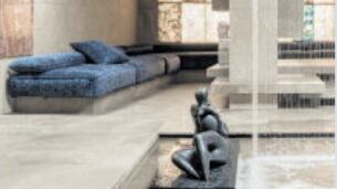 La pietra è protagonista e diventa anche fonte di luce