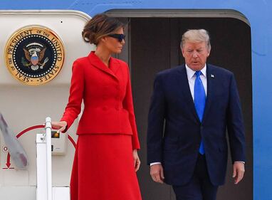 Melania Trump a Parigi 6