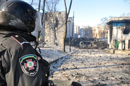 Kiev, la milizia anti-Maidan 15