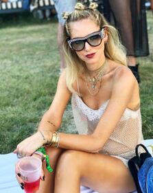 Il look sexy di Chiara Ferragni al Coachella Festival 10