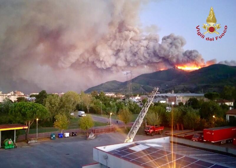 Incendio Pisa