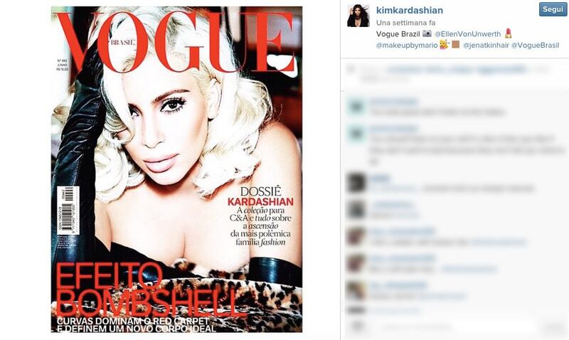 Kim Kardashian come Marilyn Monroe su Instagram 4