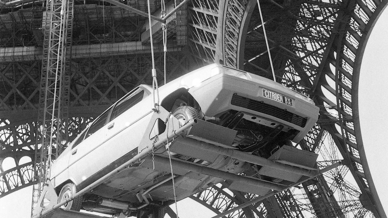 Citroen BX e quel lancio sotto alla Torre Eiffel