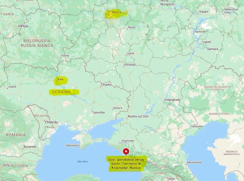 Sochi, territorio di Krasnodar, Russia