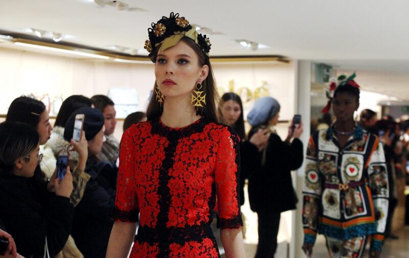 Dolce & Gabbana, sfilata alla Rinascente 16