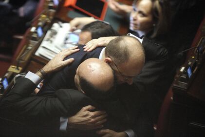 Letta rientra a Montecitorio da semplice deputato 7