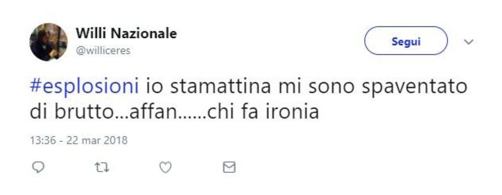 Dopo i boati scoppia l'ironia sui social 3