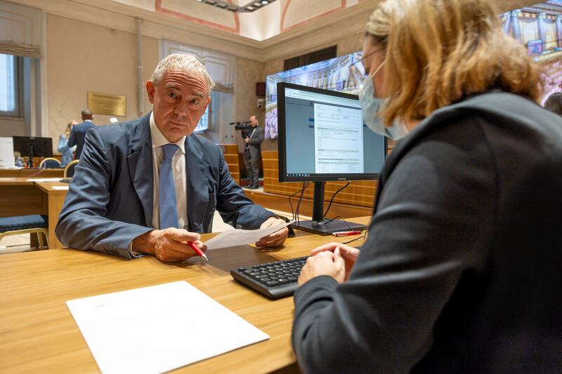 I senatori eletti arrivano a Palazzo Madama per gli accrediti 3