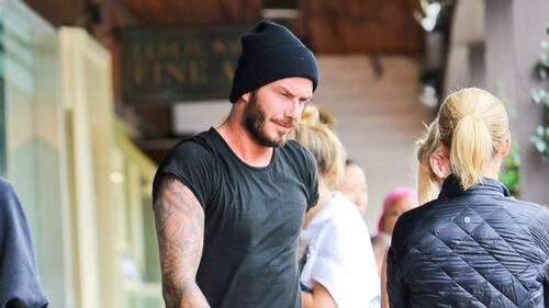 David Beckham fa shopping a Brentwood 5