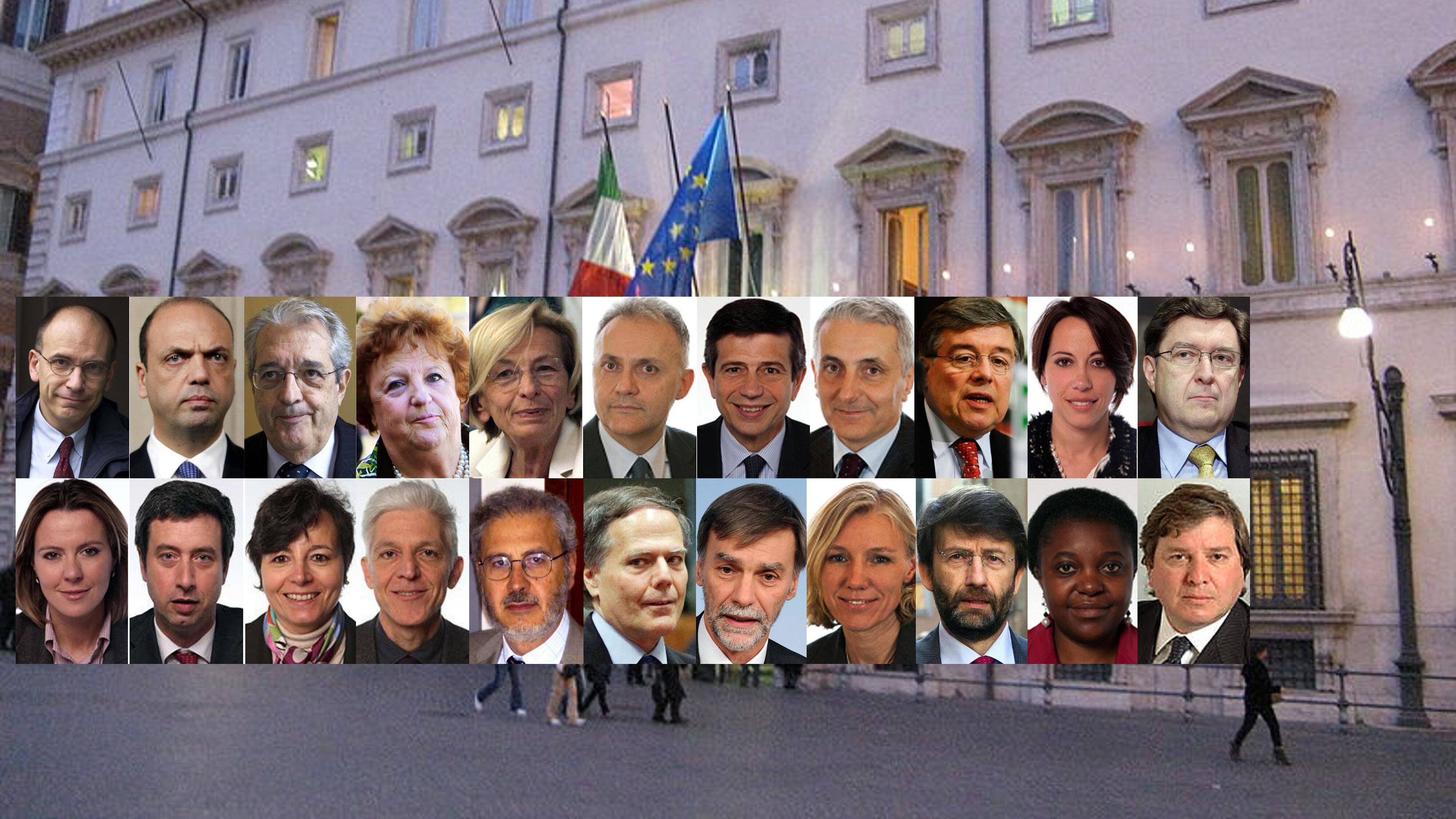 Ministri, ecco tutti i nomi
