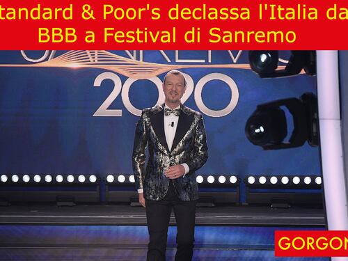 La satira del giorno: Standard&Poor's declassa l'Italia