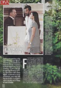 Gigi Buffon e Ilaria D'Amico: le foto del battesimo di Leopoldo Mattia 5