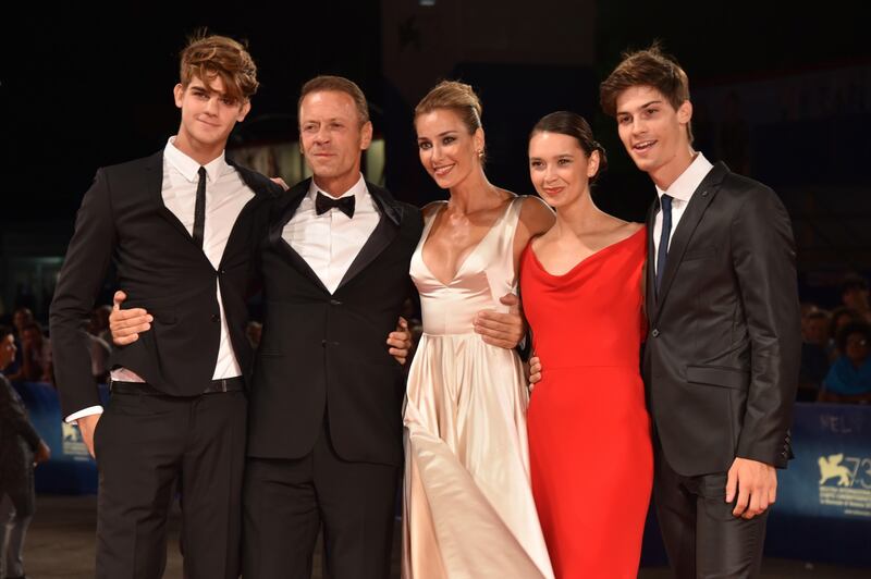 Rocco Siffredi e famiglia alla Mostra del Cinema di Venezia 18