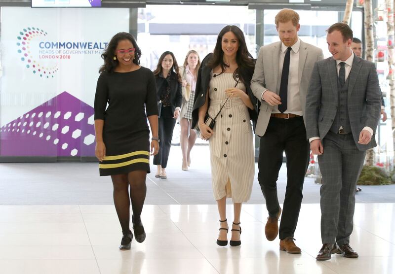 Meghan Markle felice col Principe Harry 1