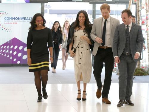 Meghan Markle felice col Principe Harry