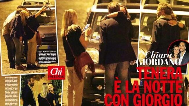 Chiara Giordano, abbracci notturni e selfie con Giorgio Borghetti