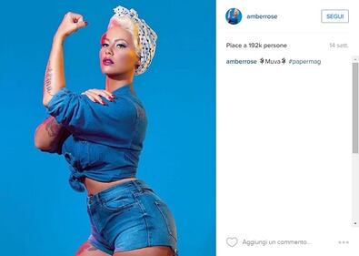 Amber Rose, anche l'ex di Kanye West difende il selfie hot di Kim Kardashian: foto 20