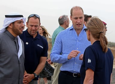 Il Principe William in Medio Oriente, foto 1