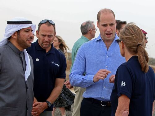 Il Principe William in Medio Oriente, foto