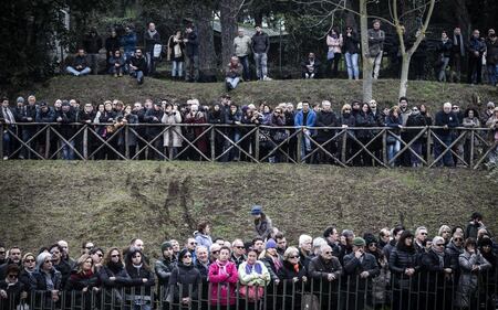 I funerali di Pino Daniele al Divino Amore a Roma 18
