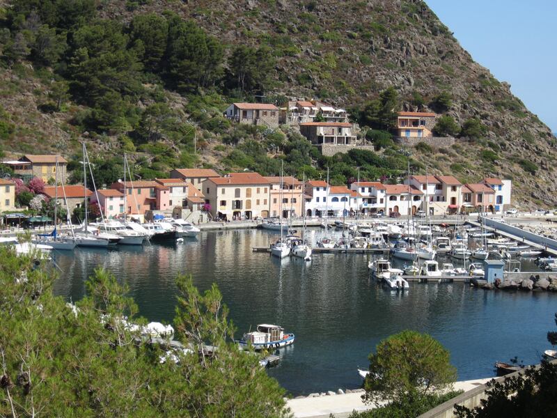 Capraia, porticciolo