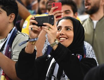 Supercoppa, le immagini delle donne allo stadio di Gedda 10
