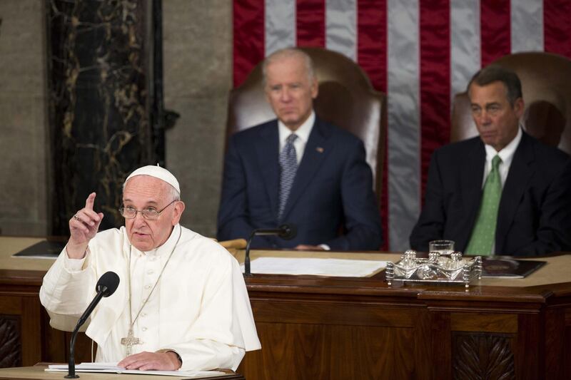 Il Papa al Congresso Usa, 24 settembre 2015