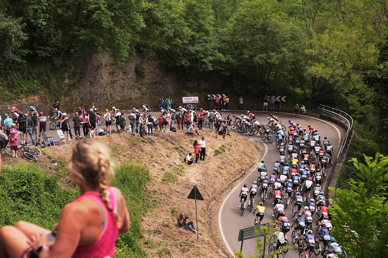 Giro 2025 tappa 11 gruppo salita