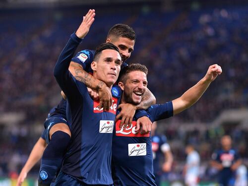 Serie A, il Napoli serve il poker alla Lazio e si prende il primo posto