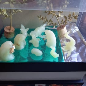 Presepe In cera alimentare riciclata di Teresa Panzin