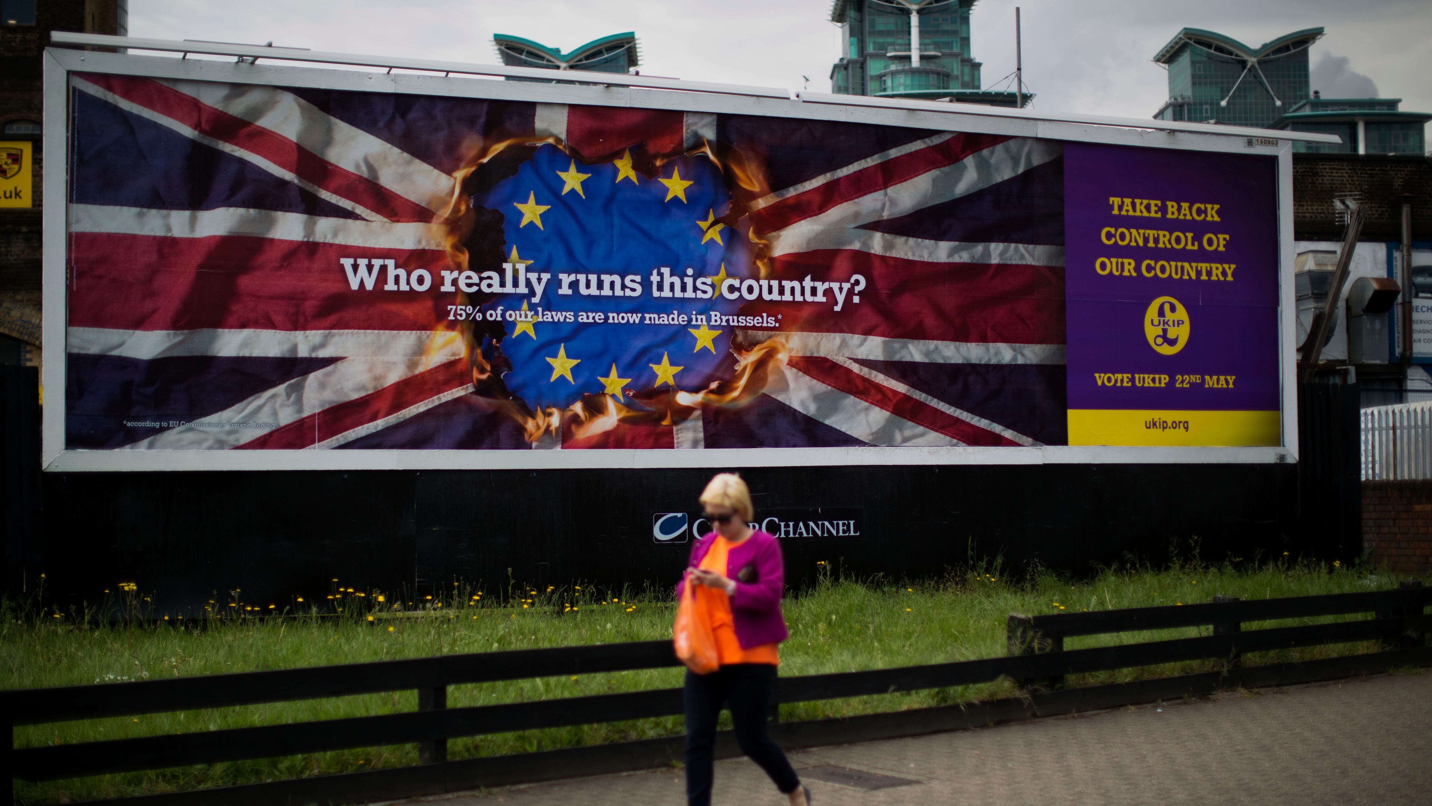 Parte da Londra l'urlo anti Europa