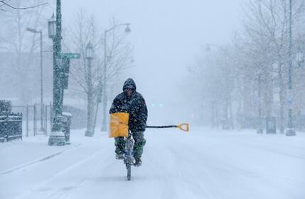 New York sotto la neve 8